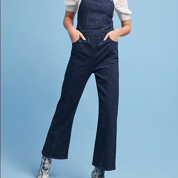 Pilcro and the Letterpress Denim - Anthropologie Pilcro Denim Overall Jumpsuit Pilcro and the Letterpress Denim - Anthropologie Pilcro Denim Overall Jumpsuit